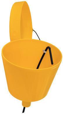 Professional plastic funnels orange / yellow / red made of polyethylen suitable for oil and chemicals different funnels with or without filter diameter from 50 up to 275 mm Funnel KT 250 orange 81565