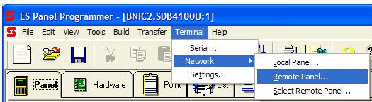 Accessing the FACP through the BNIC Terminal Emulation To access the FACP from the Building Network once the BNIC has been installed: 1. Connect the PC to a Building Network Ethernet port. 2.