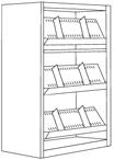 Omega Shelving Periodical/Magazine - Tilt & Store Shelving (prices shown in Oak wood*) Shelving Units, Periodical Display S7-918-S00 $ 1,798.00 S/F Starter, 12"D x 82"H 120 S8-918-S00 $ 1,368.