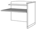 00 S/F Adder, 32 1/2" x 37 3/4" x 49" H 115 Double Faced Modular Study Carrels 36" Wide Work Surface CH2-161-S00 $ 4,479.