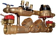 Small iameter ouble heck ssemblies 3 and 9XLTSS 3 ouble heck ssembly Sizes: 3/4", 1", 1-1/4", 1-1/2", and 2" Short lay length enables the backflow preventer to fit in small areas Top access to test