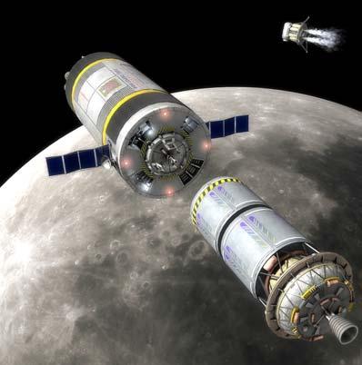 Human cis-lunar space exploration architectures could potentially utilize new commercial products (e.g.