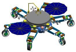 JPL MobiLander LLPS Lander Concepts - 2 Split habitat crew lander with a minimally