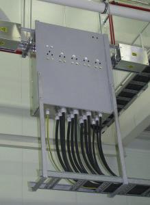 Advantages of using Busbar in place of cables Busbars are a cost effective alternative to cabling.