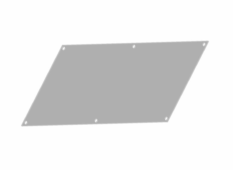 Cubicle end plate kit (EEAEP1) The following is