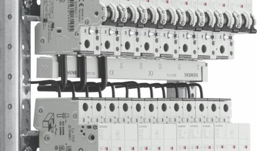 Miniature Circuit Breakers Busbars Overview The busbar system with pin-type connections can be used for all 5SJ6...-.KS and 5SY miniature circuit breakers with or without mounted auxiliary switch (AS) or fault signal contact (FC).