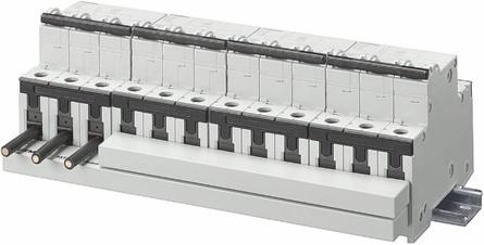 The extremely flexible 5ST3 6 busbar system with fixed lengths also enables installation in any length as the busbars can be overlapped.