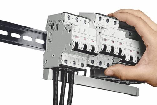 For more details see Catalog ET B1 2009, Chapter "Miniature Circuit Breakers, Configuration". Benefits The infeed can be either from the top or the bottom as the terminals are identical.