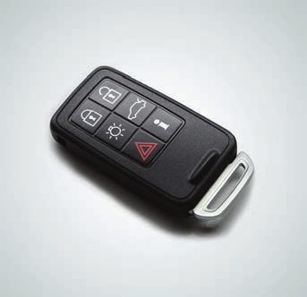How does the remote control key work? 01 Unlocks doors and tailgate and disarms the alarm. The function can be set in MY CAR. Locks doors and tailgate and arms the alarm. Approach light duration.