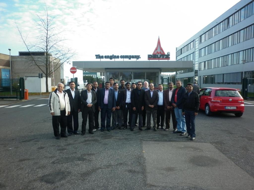interactive sessions Day 2 (22 November 2011): Delegates have visited Duetz AG - world famous engine manufacturing company at Cologne.