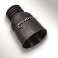 NZR-F300-350-400 NZR-F475-575 Straight adaptors with hook and chain. Up to 2,5 (65 mm), 3 (75 mm) or 3,5 (90 mm) in diameter.