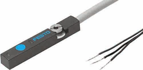 5 m Electrical connection: 3-wire cable or 3-pin M8x1 Displacement encoder for monitoring the linear axis Suitable for safety-oriented applications (2nd channel) Greater positioning accuracy and