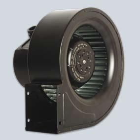 Single inlet Motors All motors are IP44, Class B, equipped with thermal protection and ball bearings greased for life.