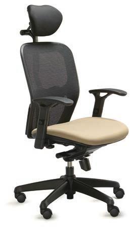 chair to fit their body weight and preferred work position.