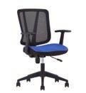 Valo at-a-glance desk chairs and stools flexo vida Swivel tilt with tension adjustment and back lock Slatted poly back in black or white Fixed armrests with durable poly pads $369+ list, with arms
