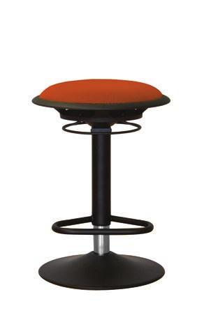 5W x 11H Standard Specifications Adjustable Seat Height Base and Footrest Support Range from chair height to bar stool height Black powdercoat Optional Specifications QUICK- SHIP COM/A