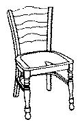 Group 15 - Colonial Side Chair COM or Shp. Unit/ Uph. Model Unit Description All Wood Gr.A Gr.B Gr.C Gr.D wt. ctn. Req.