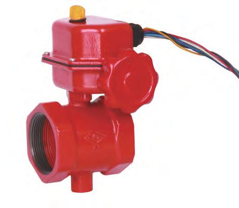30 Threaded Buttefly Valve with Tamper Switch (XD311X), PN XD311X Connection Ends: Thread to ISO 7-1 Working Pressure: PN Temperature Range: 0-0 Coating: Fusion Bonded Epoxy