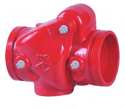 BS Valves 17 Grooved Resilient Swing Check Valve (H84X), PN/16, UL/FM Approved H84X Connection Ends: Groove to ISO 6182 Working Pressure: PN/16 Temperature Range: 0-0 ANSI/AWWA C550 or painting upon