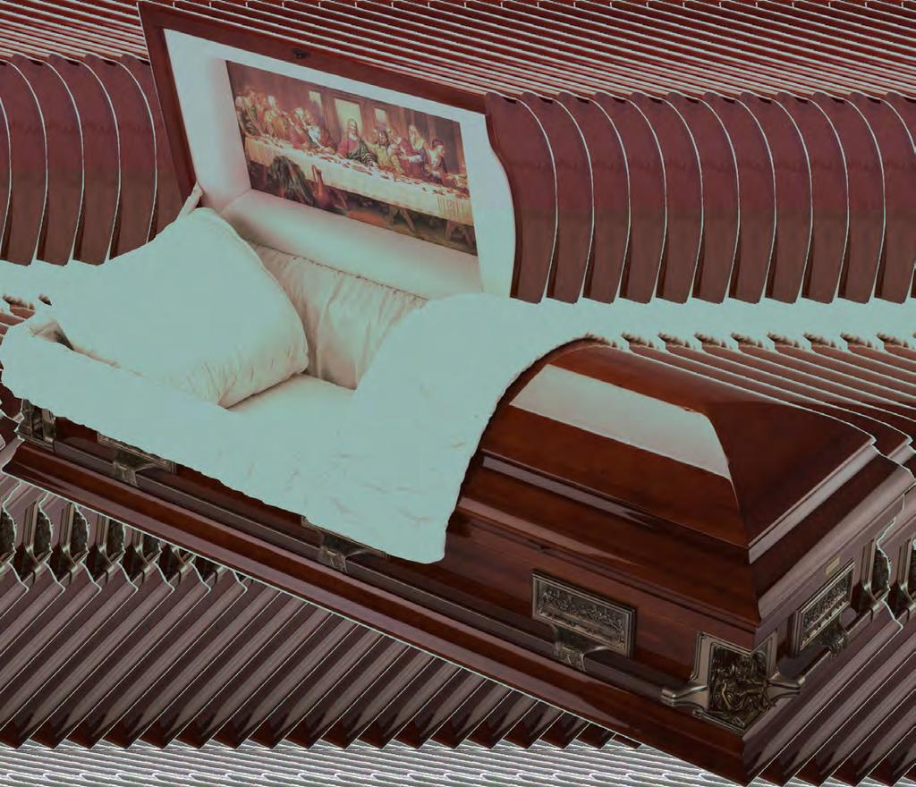 Corpus Christi Solid Poplar casket.