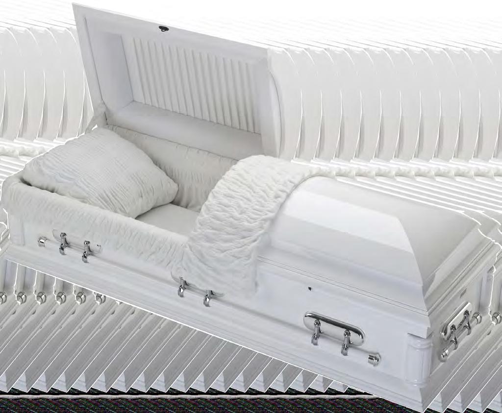 Purity Solid Poplar casket.