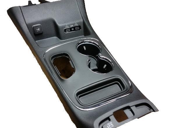 Attach driver side trim panel to console housing 