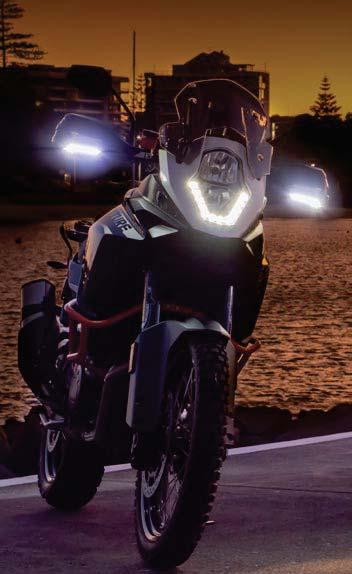 INDICATORS & POSITION LIGHTS Increase your visibility to other road users.