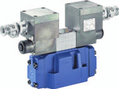 Directional valves On/off valves Explosion protected hydraulic products 11 Directional spool valves, pilot operated, with electro-hydraulic actuation H-4WEH XD Sizes 10, 16, 25, 32 Component series