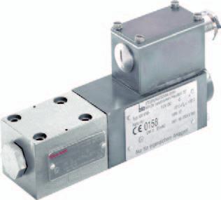 18 Explosion protected hydraulic products On/off valves Directional valves Directional seat valves, direct operated, with solenoid actuation E-.SE 6.