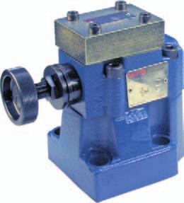 24 Explosion protected hydraulic products On/off valves Pressure valves Pressure relief valves, pilot operated DB...5X/.
