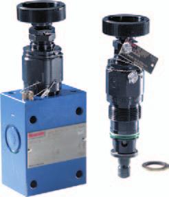 26 Explosion protected hydraulic products On/off valves Pressure valves Safety valves, direct operated DBDH...XC.