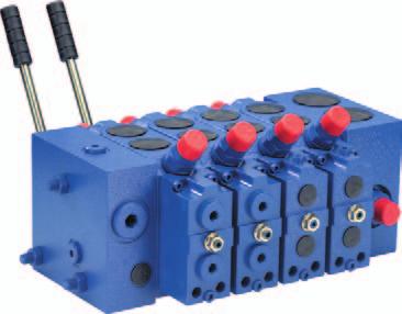 38 Explosion protected hydraulic products Mobile hydraulics Manifolds Load-sensing manifolds in sandwich plate design M4-15 XC Size 15 Component series 2X Load pressure-independent flow control Up to