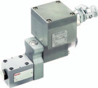 Directional valves On/off valves Explosion protected hydraulic products 9 Directional seat valves, direct operated, with solenoid actuation M-.SE 6.