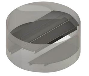 These trays are used in washing sections where fouling resistance has priority over high efficiency.