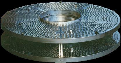 Sulzer extraction trays are equipped with enhanced downcomers and extruded holes which allow: Higher fouling resistance More uniform droplets, thus higher efficiency Wider operating range Extruded