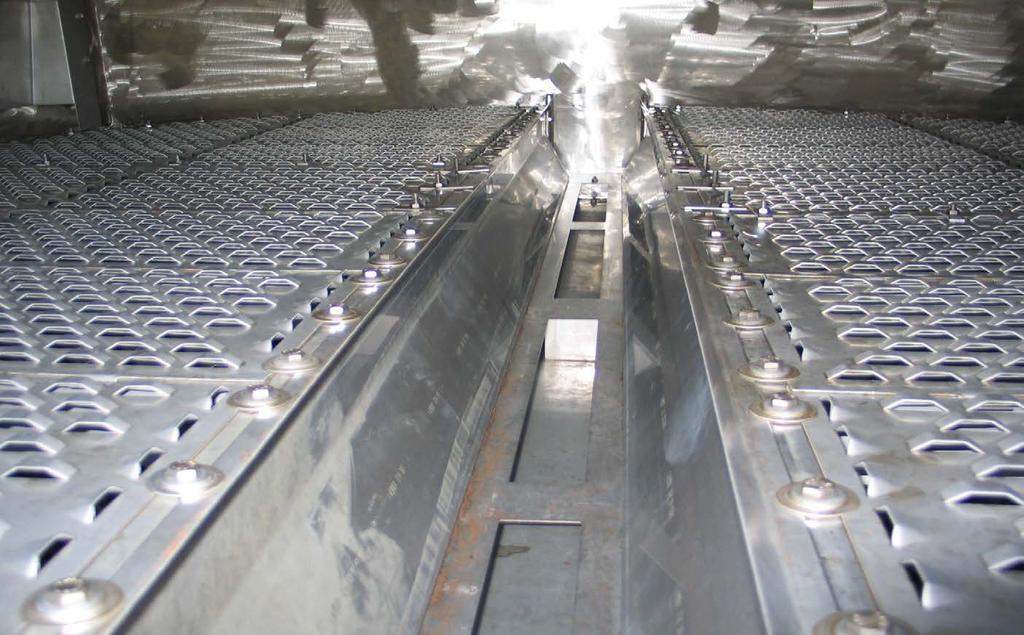 VGAF Trays Equipped with Sloped