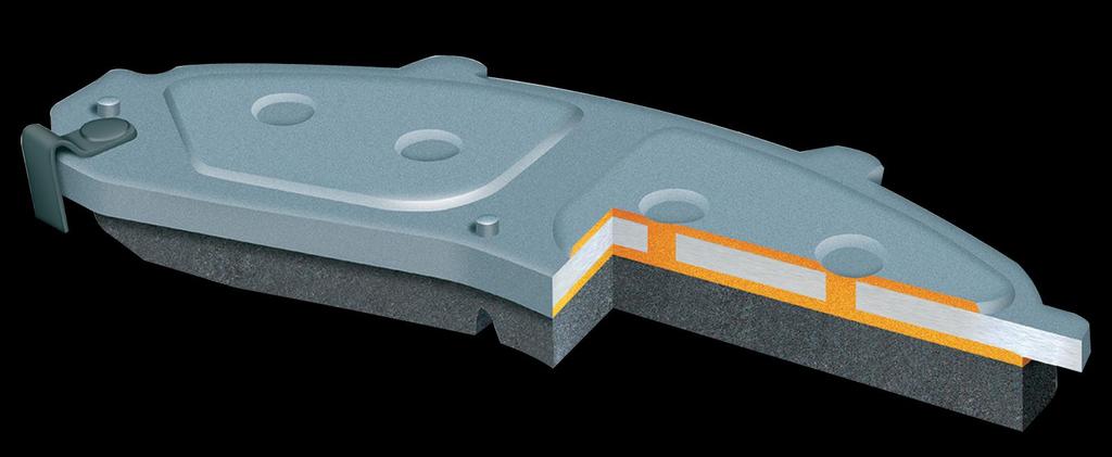 Design Next Generation in Shim Technology. The insulator and backing plate are one piece no rivets or adhesives.