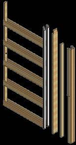 Specialty and Standard Pocket Door Wood Frame Selection This