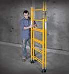 5 CM) REACH 12 FT (3.7 M). Stackable up to 2 units high for 18 ft (5.