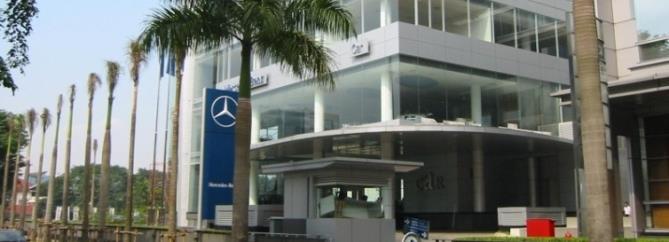 Project: Mercedes showroom, Jakarta, Indonesia