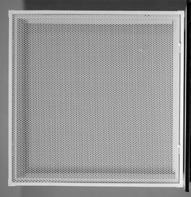 STEEL PERFORATED CEILING RETURNS TUTTLE & BAILEY Model PRS-LT - Square Neck, 24 x 24 Panel, Lay-In Tee Bar Mounting Neck CFM Price Size Range