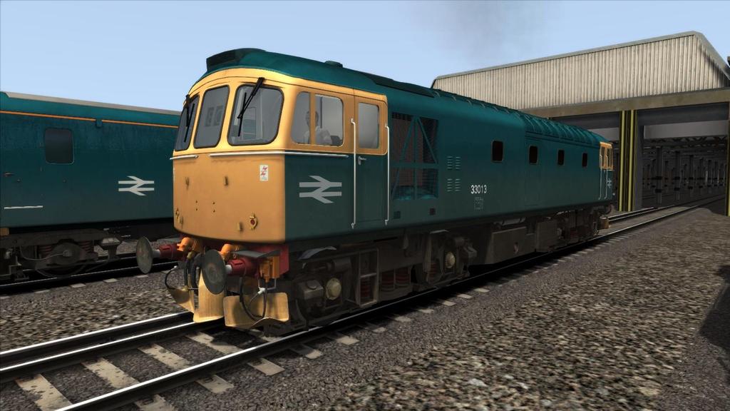1.2 Class 33 Train Simulator BR Blue Diesel Electric Pack The British Rail Class 33 also known as the BRCW Type 3 or Crompton is a class of Bo-Bo dieselelectric locomotives ordered in 1957 and built