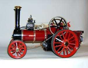 BURRELL 1 scale steam traction engine Modified by C.