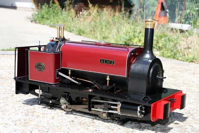 Alice 5 Gauge Quarry Hunslet Coal fired Steam Introduced 2008 Replacment for the older 5 Steam designs First Chinese built 5 Steam loco. Fowler 1 Scale Ploughing Engine Coal fired Steam Designed by J.