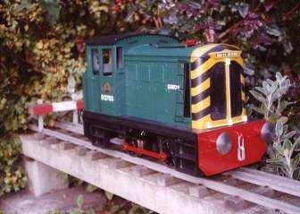 CORONATION 5 gauge 0-4-0 battery electric, diesel outline. Introduced 1983 in production 2006.