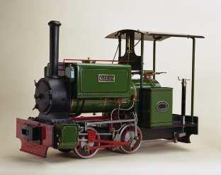DIXIE 5 gauge 0-4-0 saddle tank steam Introduced 1983 in production 2007 The first of the new generation steam