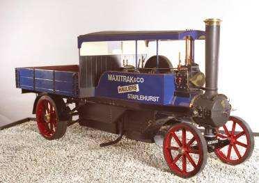 BURRELL 1 scale gas or coal fired steam traction engine Designed A. Probyn and B.