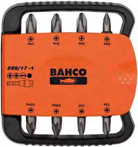 Each bit is Bahco branded, with the size and tip stamped.