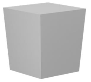 Abbott Cube Tables Tapered Square 13 ABBOTT CUBES : TAPERED SQUARE Tapered Square Top Options Wood Edge Top 3/4" Solid Surface Top KrystalCast Top 1/2" 3/4" Natural Stone Top 3/4" NBL7 : NBV7 Rio