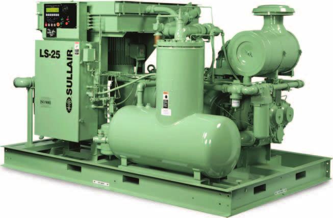 THE SULLAIR LS-25 RELIABILITY, PERFORMANC Continuous duty Sullair models LS-25 and LS-25S have established themselves as outstanding compressors in the 150 to 350 horsepower range.